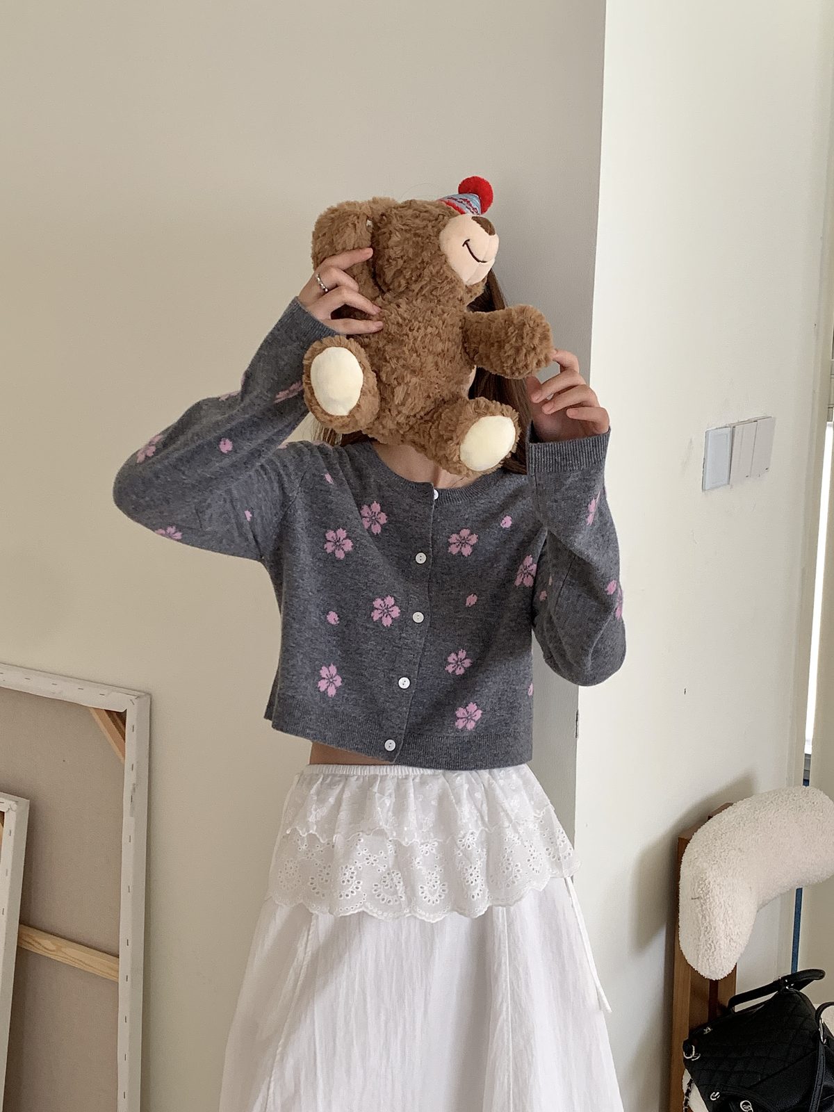 Double-Breasted Cardigan - 25153